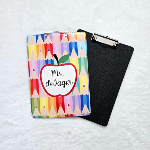 Teacher clipboard, personalized clipboard for teacher gifts, custom teacher school clipboard, end of school year gifts for teachers