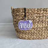 Halloween Basket Tag, Personalized Gift Tag for Trick or Treat Bags, Boo Basket Tag, Customized Halloween Favor Bag, Halloween Pumpkin Tag