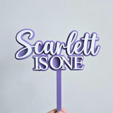 Acrylic Birthday Cake Topper