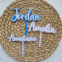 Personalized acrylic cake topper, acrylic first birthday cake topper, cake topper for girl, cake topper for boy, birthday cake topper name