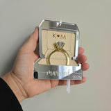 Personalized Mr. & Mrs. Ring Box Ornament - First Christmas Gift