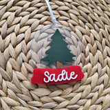 Christmas Snow Globe Personalized Ornament, Snow Globe Ornament with name, First Christmas Ornament 2025, Keepsake Ornament, Ornament Gift