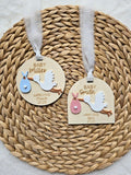 Stork Baby Announcement Ornament