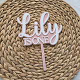 Acrylic Birthday Cake Topper