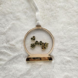 Personalized Family Snow Globe Shaker Ornament 2025, Custom Family Ornament with names and pets. Shaker Christmas Ornament Keepsake