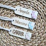 Easter Basket Tag, Personalized Easter Basket Name Tag, Easter Bunny Tag, Custom Easter Name Tag for kids, Acrylic Bunny Tag,Wood Easter Tag