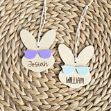 Easter Basket Tag, Personalized Easter Bunny Basket Name Tag, Easter Bunny Gift Basket Name Tag, First Easter Cute Name Tag, Easter Gift Tag