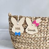 Easter Basket Tag, Personalized Easter Bunny Basket Name Tag, Easter Bunny Gift Basket Name Tag, First Easter Cute Name Tag, Easter Gift Tag