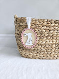 Easter Basket Tag, Personalized Easter Egg Basket Acrylic Name Tag, Easter Gift Basket Name Tag, First Easter Cute Name Tag, Easter Gift Tag