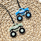 Valentine's Monster Truck Basket Tag