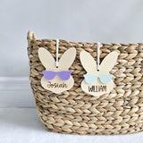 Easter Basket Tag, Personalized Easter Bunny Basket Name Tag, Easter Bunny Gift Basket Name Tag, First Easter Cute Name Tag, Easter Gift Tag
