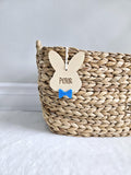 Easter Basket Tag, Personalized Easter Bunny Basket Name Tag, Easter Bunny Gift Basket Name Tag, First Easter Cute Name Tag, Easter Gift Tag