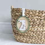 Easter Basket Tag, Personalized Easter Egg Basket Acrylic Name Tag, Easter Gift Basket Name Tag, First Easter Cute Name Tag, Easter Gift Tag