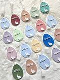 Easter Egg Basket Tag