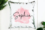 Name Sequin Pillow