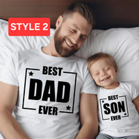 Best Dad Matching Shirt