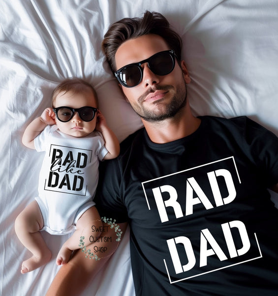 Rad Dad Matching Shirt